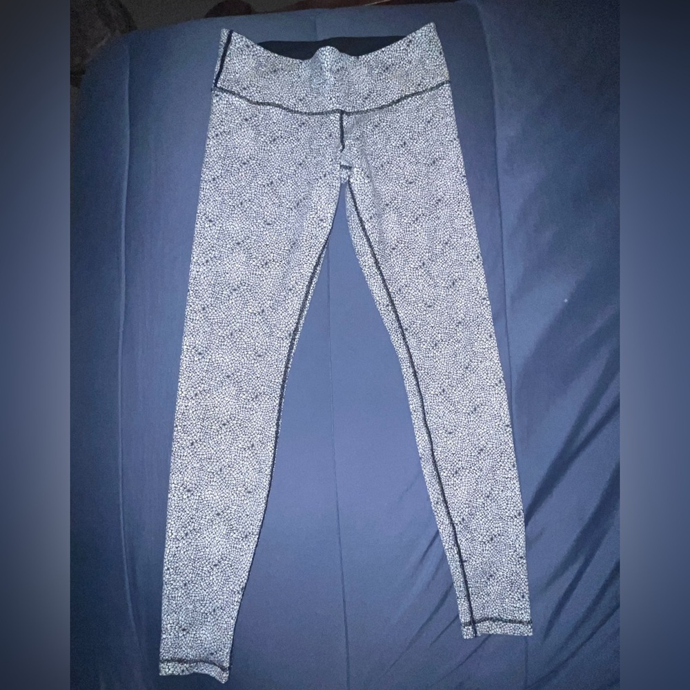 🍋 GUC Lululemon Wunder Under 30.5” - Plush Petal Deep Coal Ghost - Sz 8